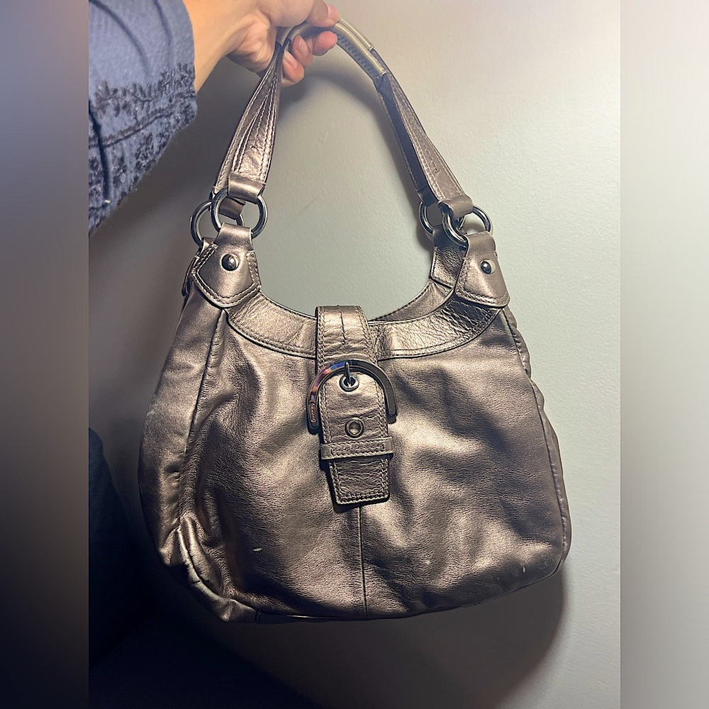 Coach Soho Lynn Shoulder Hobo F17092 BRONZE *NWT* Retail $398